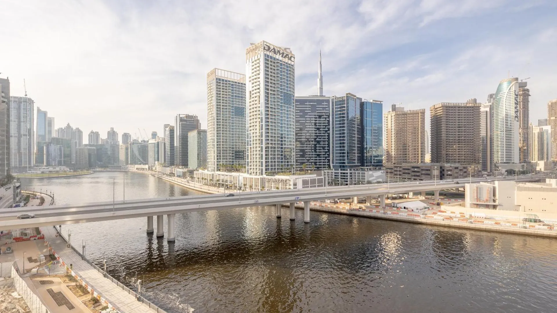 Canal View, Partial Burj Khalifa View, Brand New Dubai Apartment